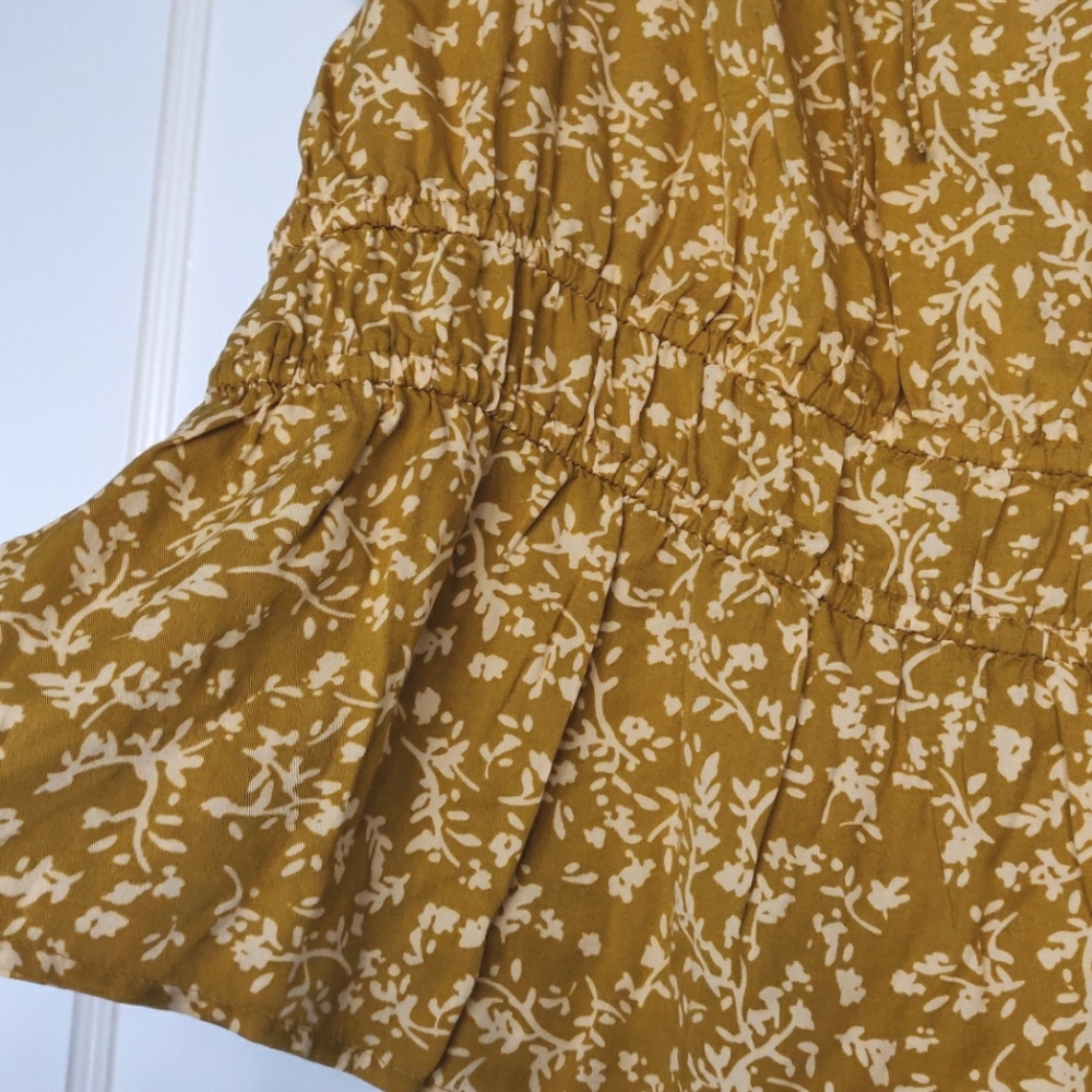 🔥Lucky Brand Mustard Peasant Blouse 🔥| S - Picture 5 of 10